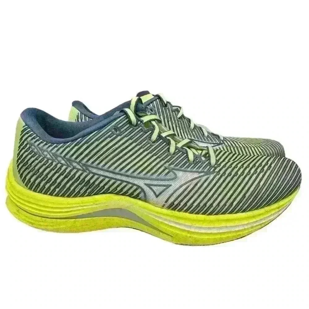 Mizuno Women’s Wave Rebellion Neo Lime Wave Rider 25 Running Shoe Size 8